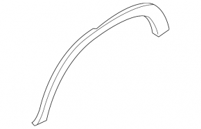 Rear right fender arch trim for BMW X6 E71 08-14