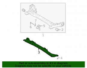Rear beam protection Hyundai Elantra 21-23