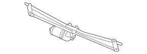 Windscreen wiper linkage with motor Mini Cooper Countryman R60 10-16