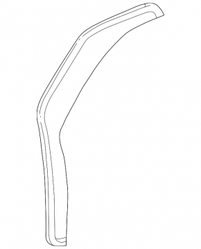 Front right door seal, gray, Lexus RX300 98-03