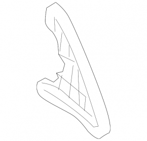 Seal wing hood-wing left Nissan Versa 12-19 usa