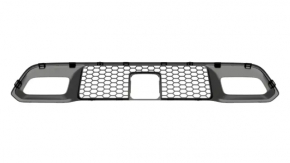 Lower grille of the front bumper Jeep Grand Cherokee WK2 17 - for hooks and radar