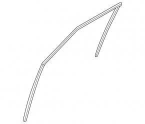 Front left glass seal Kia Niro 17-22