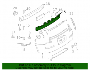 Nissan 350z Rear Bumper Absorber