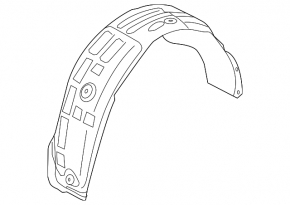 Rear left fender liner Kia Niro 20-22 HEV, PHEV