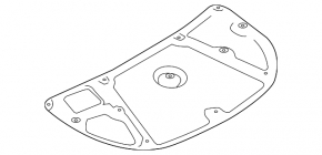 Subaru Forester 14-18 SJ Hood Insulation