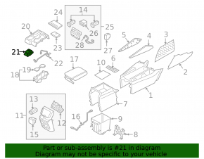 Parking button Hyundai Santa FE 19-20