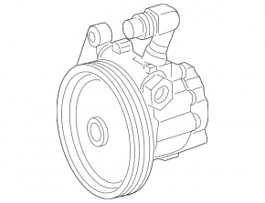 Mercedes S-class W221 power steering pump