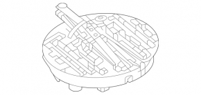 Foam plastic for the Mercedes X167 GLS 450 580 20-26 tool
