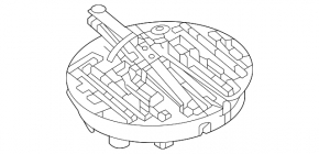 Foam plastic for the Mercedes X167 GLS 450 580 20-26 tool