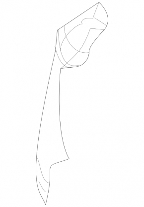 Front bumper bracket right Mercedes GLK-class X204 10-15