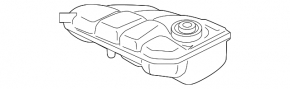 Expansion tank cooling Ford Transit Connect MK2 13- 2.5 without cap