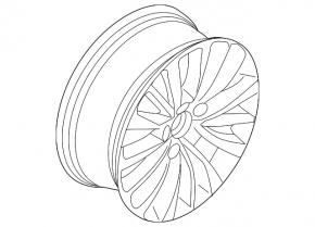 Lincoln MKX 16-18 R18 wheel rim