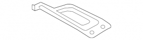 Lower left rear bumper bracket for Land Rover Range Rover Velar 18-23 (metal)