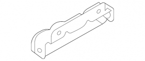 Left rear lower front fender bracket for Land Rover Range Rover Velar 18-20