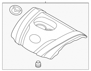 Mazda CX-50 23-25 2.5T Engine Cover