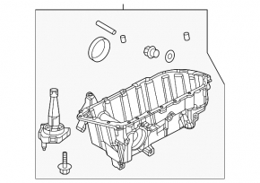 Mazda CX-70 25-26 2.5 PHEV Engine Oil Pan