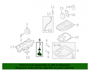 Oil level sensor Audi A7 16-17 3.0