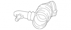 Air duct on the manifold rubber Nissan Sentra 13-19 1.8