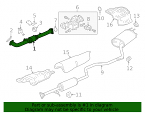 Honda Accord 16-17 Restored Hybrid Intake Pipe