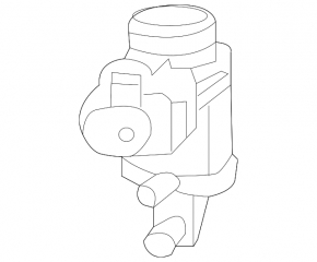 Vacuum system electromagnetic valve VW Touareg 11-17