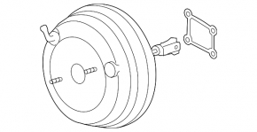 Vacuum booster Subaru Outback 20-22