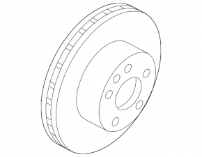 Front left brake disc Infiniti JX35 QX60 13-