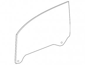 Front left door glass BMW i3 14-20