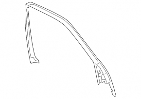 Door frame inner front left BMW X5 F15 14-18 Bang and Olufsen