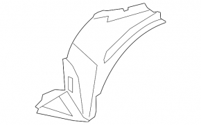 Front left fender liner for BMW X6 E71 08-14