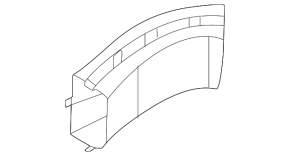 Brake cooling duct, left rear, BMW X1 U11 24-25
