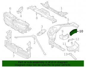 Brake cooling duct, left rear, BMW X1 U11 24-25
