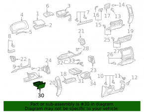 Ashtray with cigarette lighter for Lexus GX470 03-09