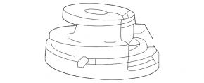 Lower control arm pad under the rear left spring Chevrolet Equinox EV 24-26