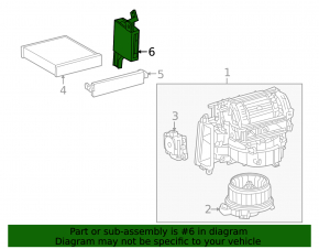 Air Conditioner Amplifier AMP Lexus RX450h 10-15