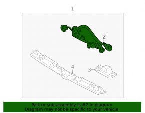 Hyundai Tucson 22-24 trunk license plate light wiring