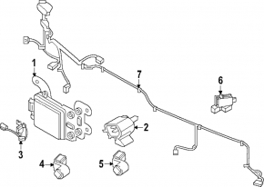 Front Parking Sensors for the Hyundai Santa Fe 2021-2023 Hybrid