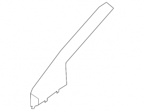 Front pillar trim left Ford Transit Connect MK2 13- ser
