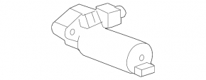 Chevrolet Malibu 13-16 driver's seat lower cushion adjustment motor front