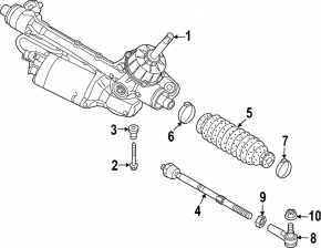 Right steering rod Volkswagen ID.4 21-25