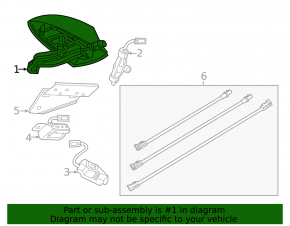 Cadillac CTS 14-18 fin antenna