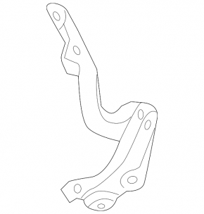 Right hood hinge Chevrolet Volt 11-15