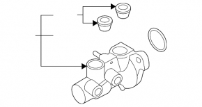 Brake Master Cylinder with Reservoir Mini Cooper Clubman R55 07-14