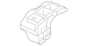 Honda Civic X FC 16-21 Black 12-pin Parking Button