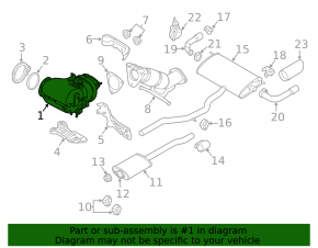 Volvo XC60 18-21 T6 catalytic converter rusty