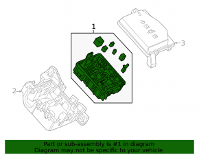 Chevrolet Bolt EV 22-23 Underhood Fuse Box
