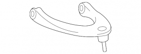 Upper control arm front left Lexus IS 14-20 RWD