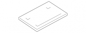 Audi A6 C8 19- trunk lid license plate area