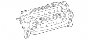 Climate control Toyota Camry v55 15-17 usa manual