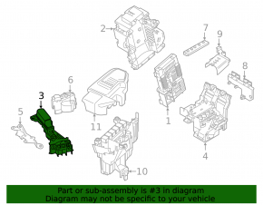 Battery current distributor BMW 7 G11 G12 16-19 B58